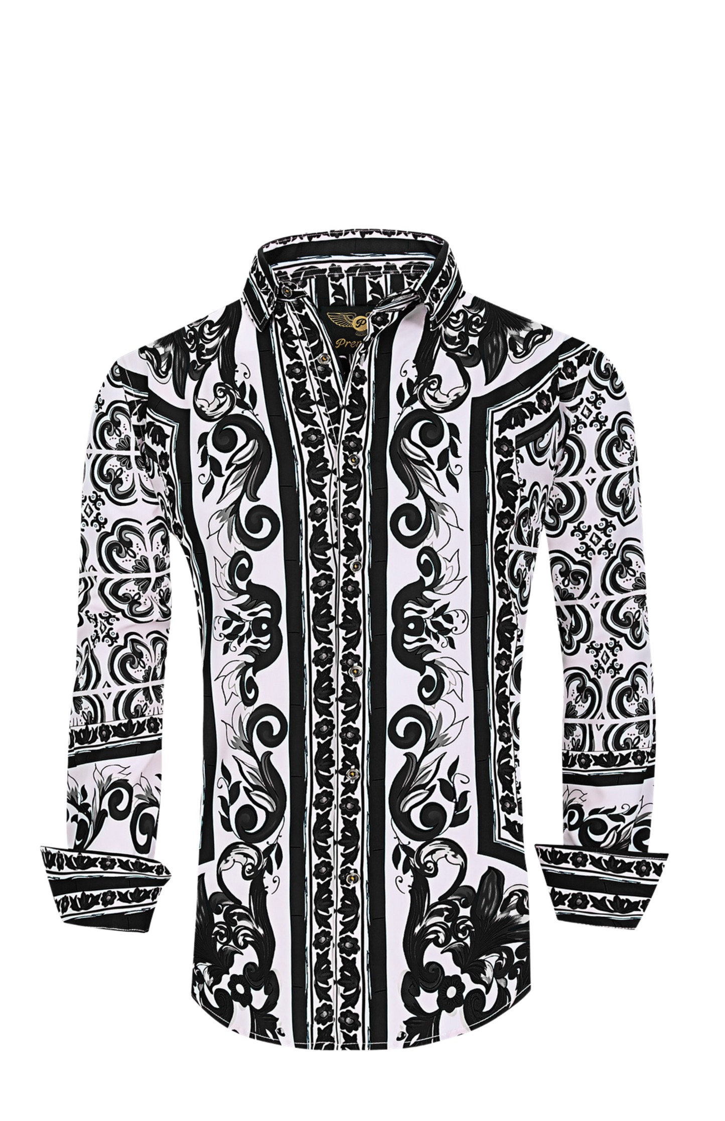 PREMIERE SHIRTS: BLACK DIAMOND LEAF