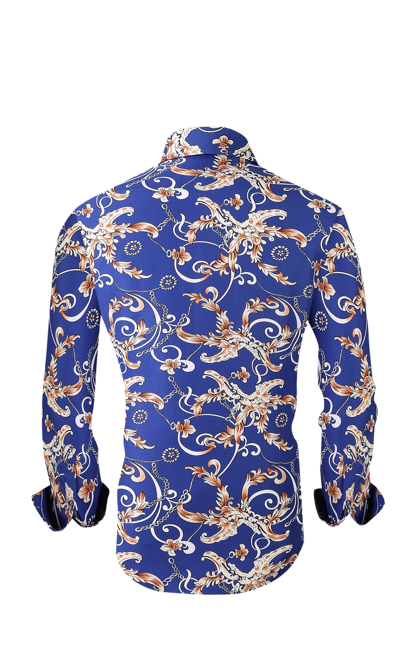 PREMIERE SHIRTS: BLUE DESIGNER PAISLEY