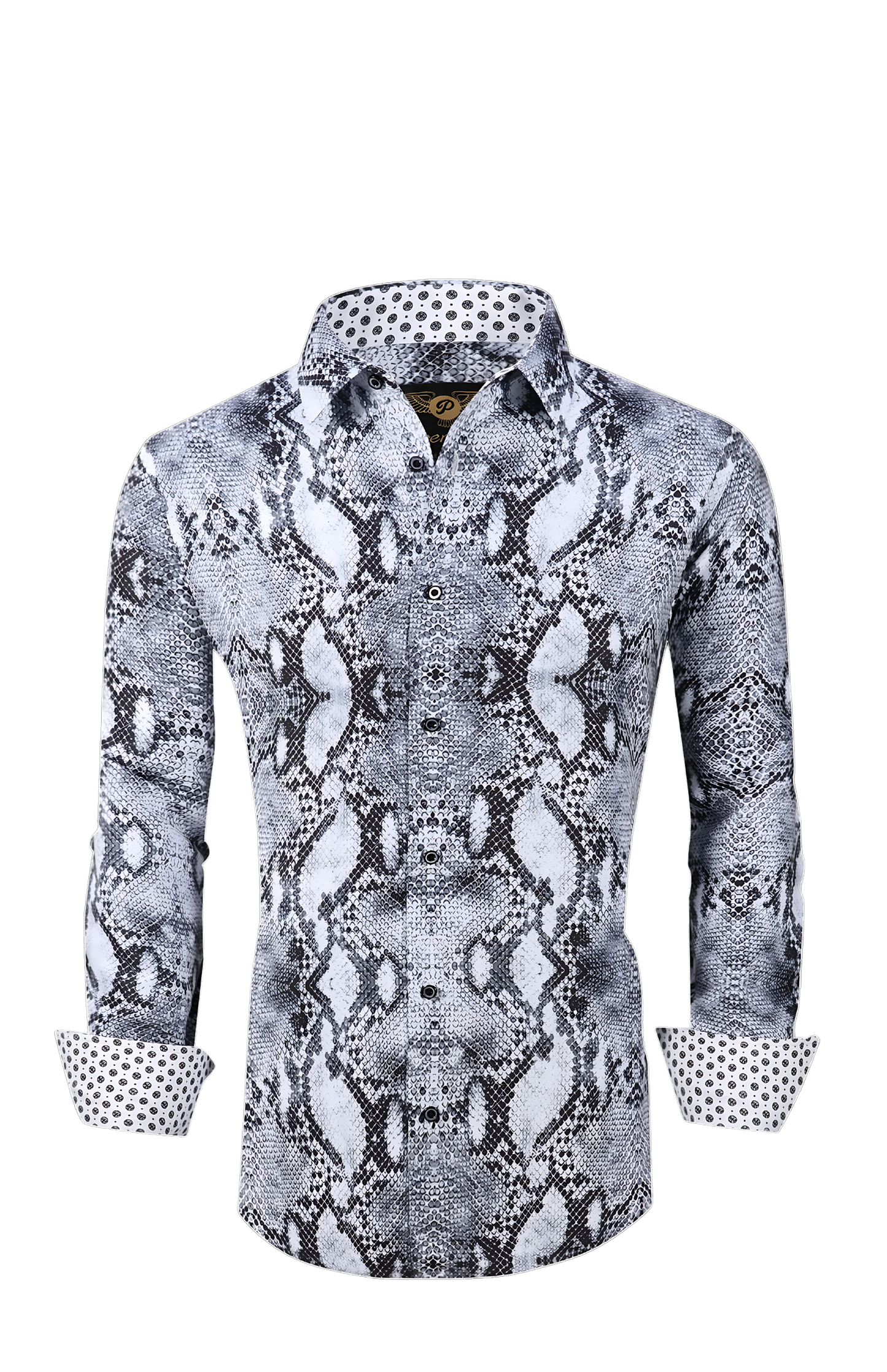 PREMIERE SHIRTS: GREY SNAKESKIN