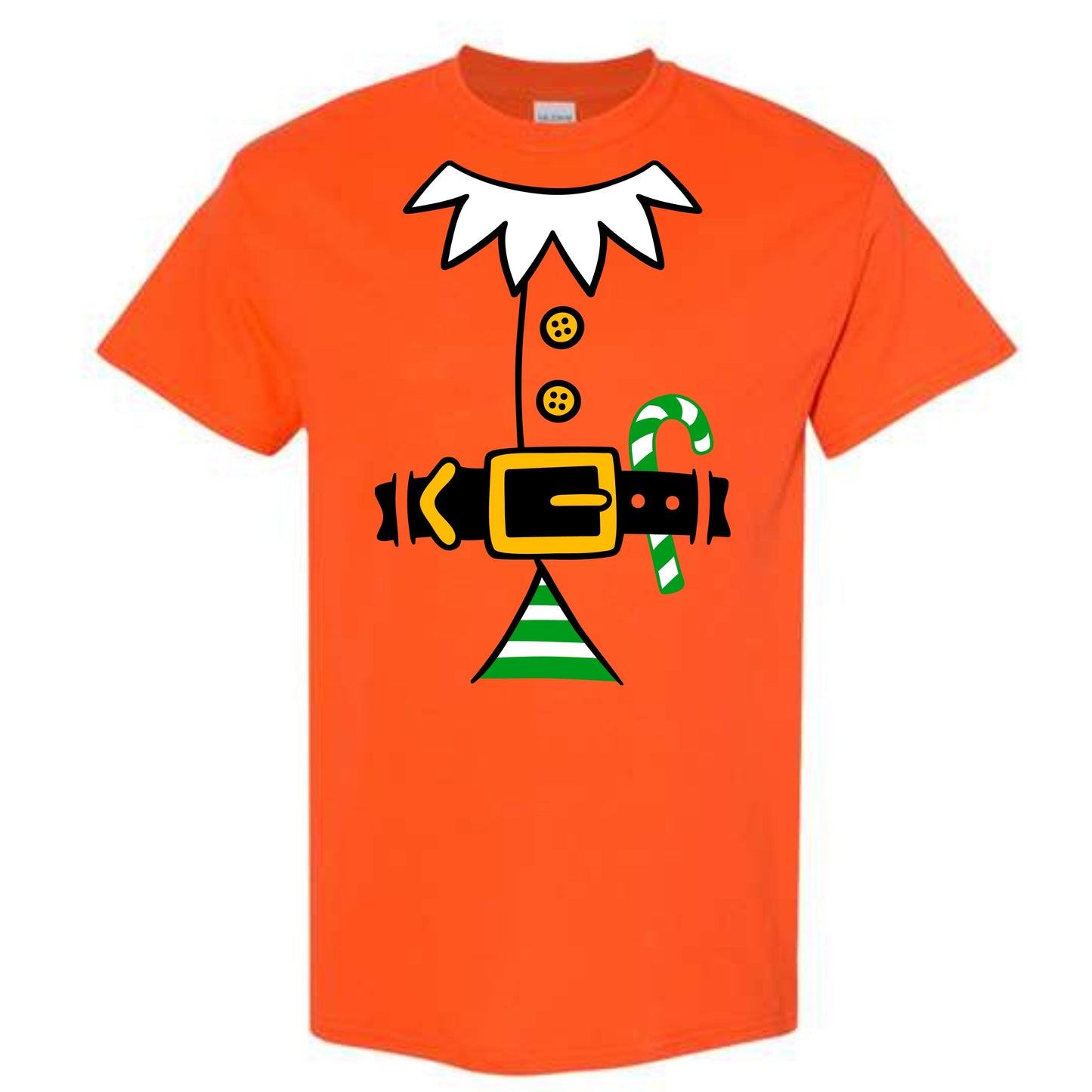 Christmas Green Elf Suit Costume T-Shirt