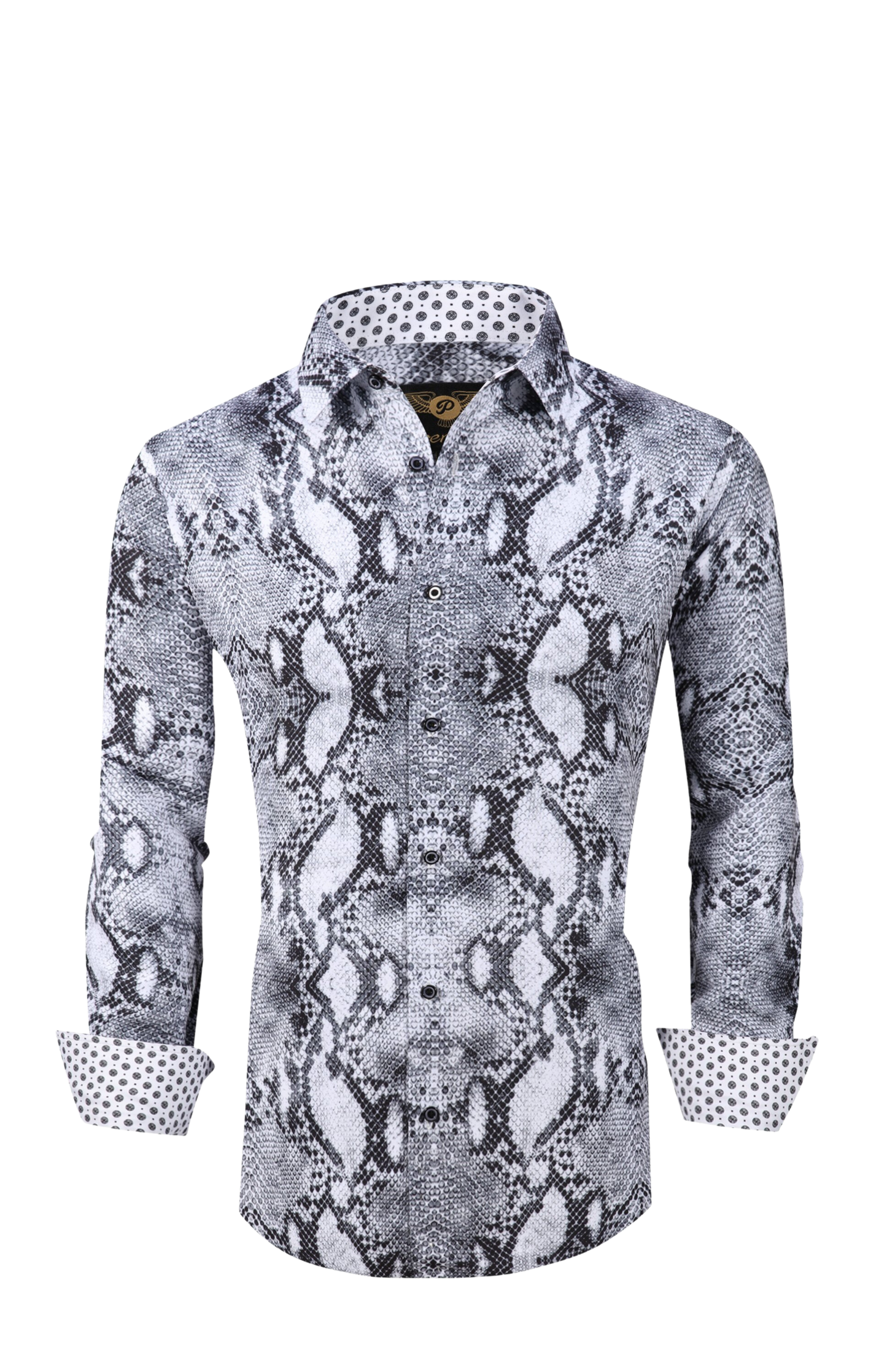 PREMIERE SHIRTS: GREY SNAKESKIN