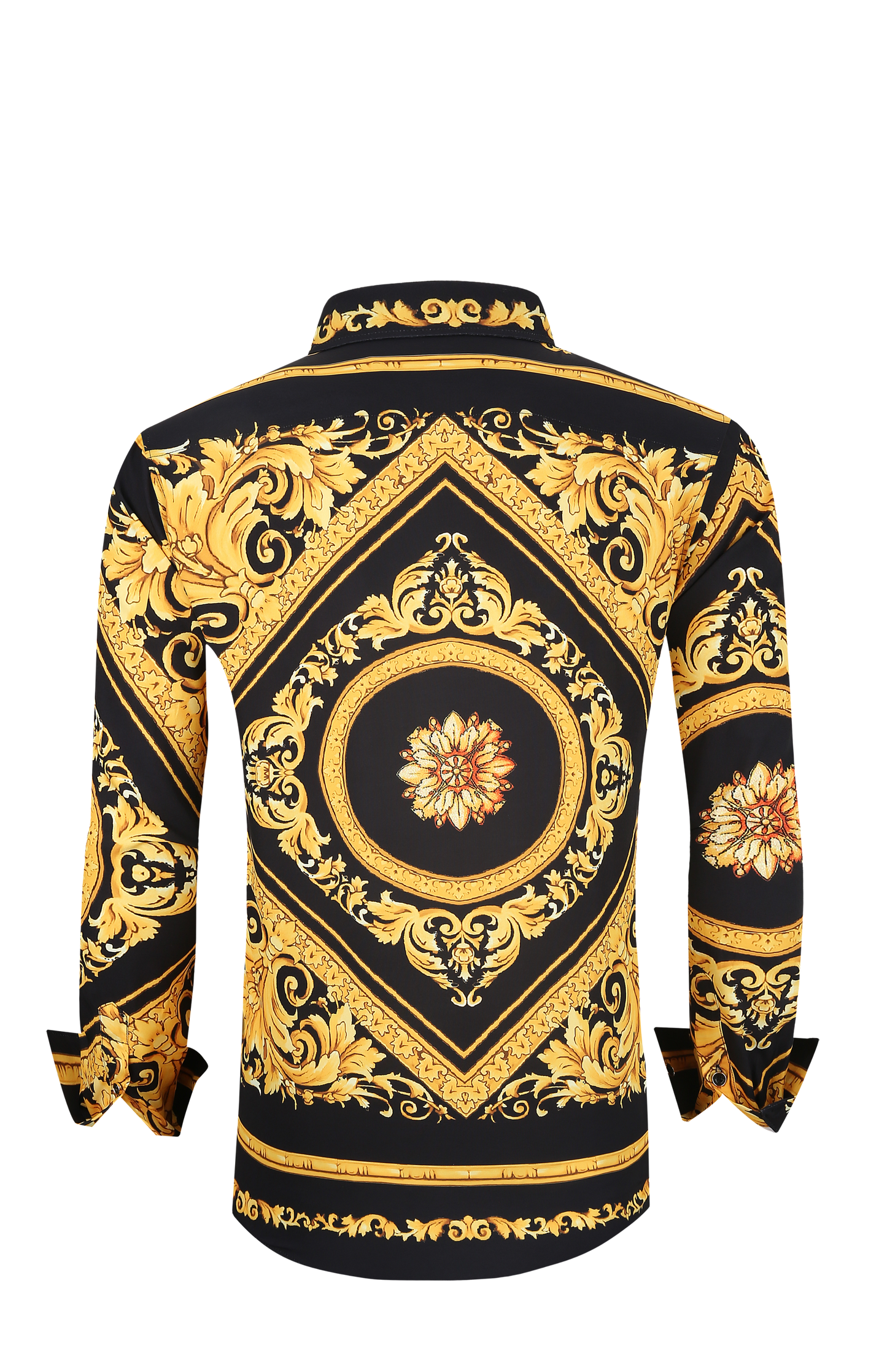 PREMIERE SHIRTS: BLACK GOLD TRIBAL GEOMETRIC