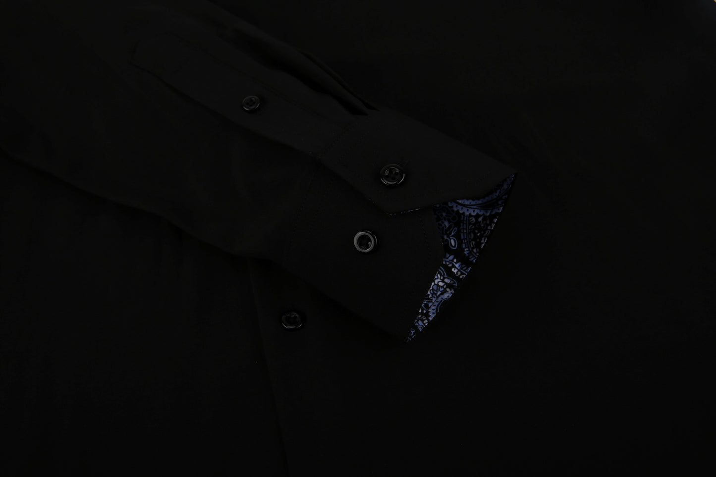PREMIERE SHIRTS: SOLID BLACK NIGHT