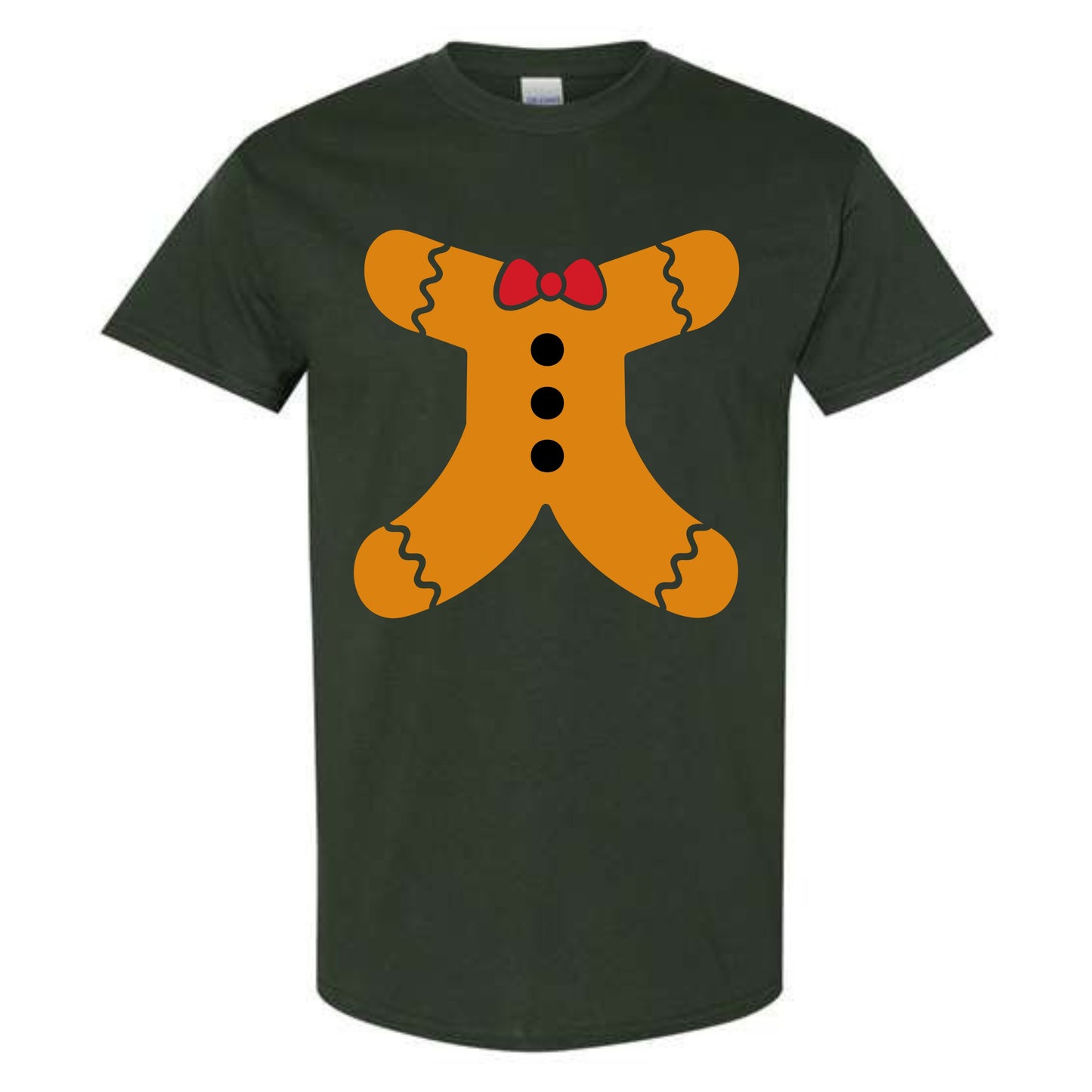Christmas Gingerbread Man Body Holiday T-Shirt