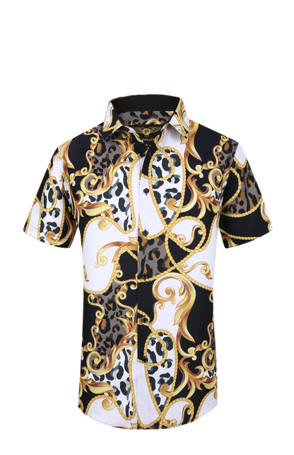 PREMIERE SHORT SLEEVE SHIRTS: GOLD LEAF