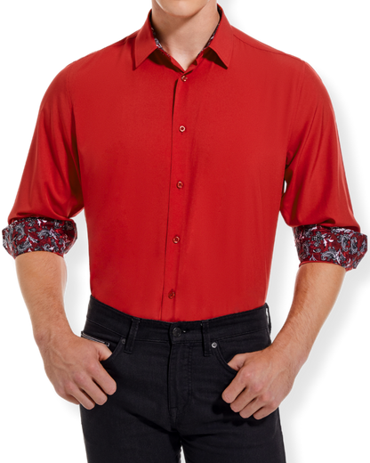 PREMIERE SHIRTS: RED OPULENCE