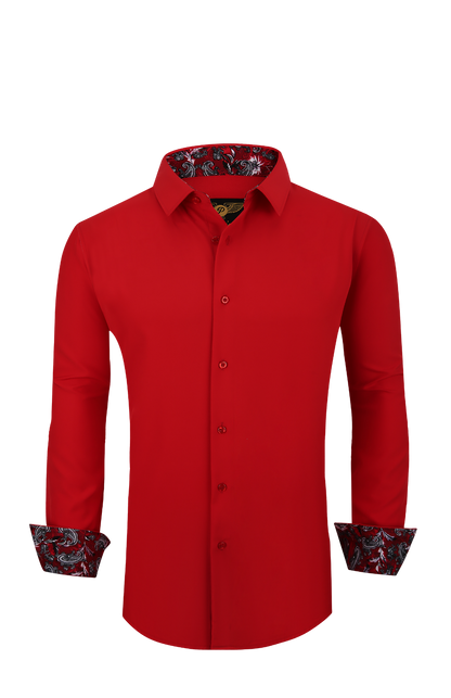 PREMIERE SHIRTS: RED OPULENCE