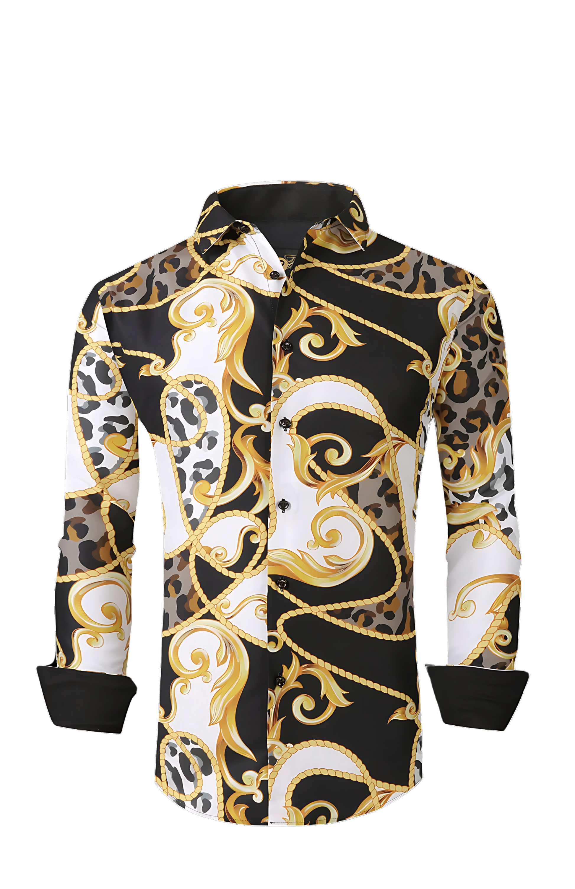 premiere dress shirts Mens PREMIERE Long Sleeve Button Down Dress Shirt NAVY BLUE Paisley Print