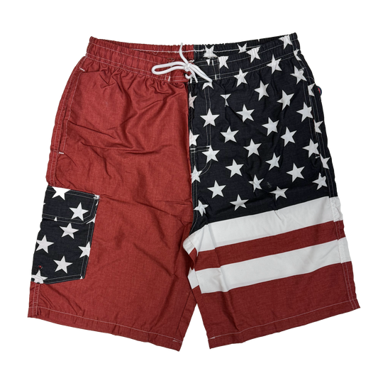 PREMIERE BATHING SUITS: USA RED WHITE BLUE STARS & STRIPES