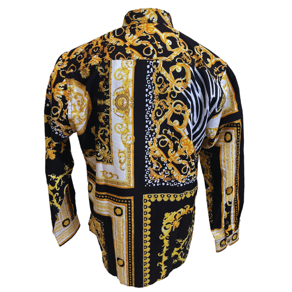 premier dress shirts Premiere Shirts: Blue/White Paisley