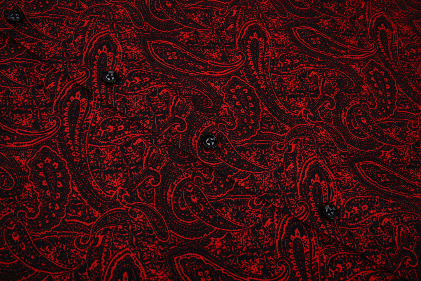 PREMIERE SHIRTS: RED/BLACK PAISLEY