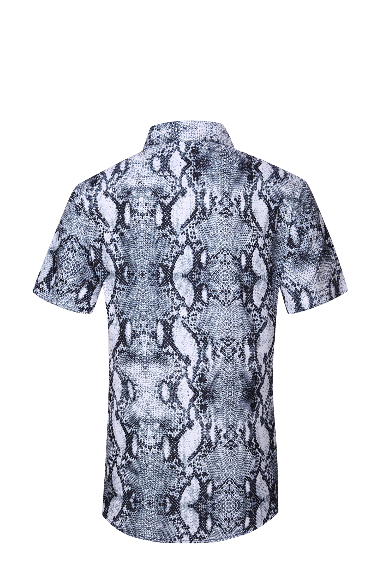 PREMIERE SHORT SLEEVE SHIRTS: GREY SNAKESKIN