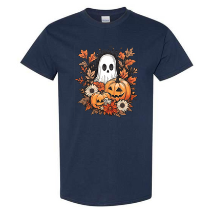 Halloween Pumpkin SPOOKY GHOST Jack O’Lantern Shirt