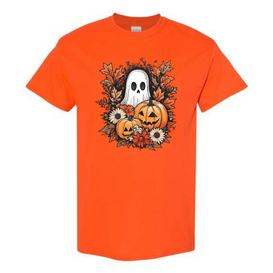 Halloween Pumpkin SPOOKY GHOST Jack O’Lantern Shirt