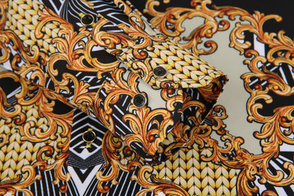 PREMIERE SHIRTS: BLACK/GOLD TRIBAL